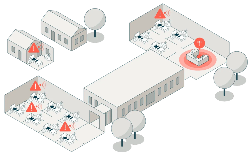 Nursing home - Home nursing isometric